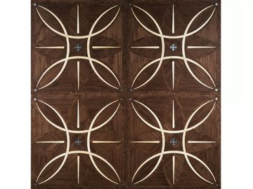 VIRTUALE - Maple and brushed steel wall/floor tiles by Palazzo Morelli - view 2